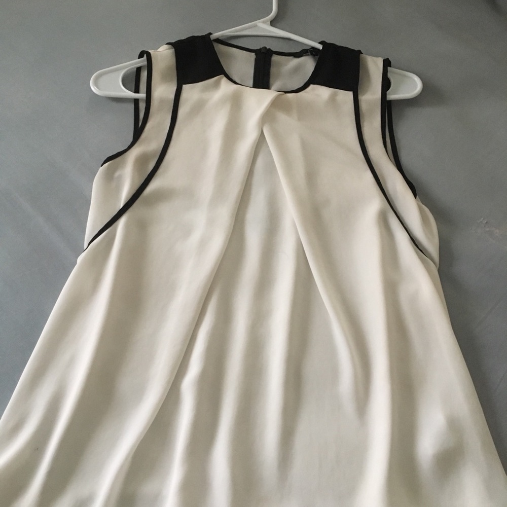 SOLD Clearance!! Make any offer! White and black blouse.